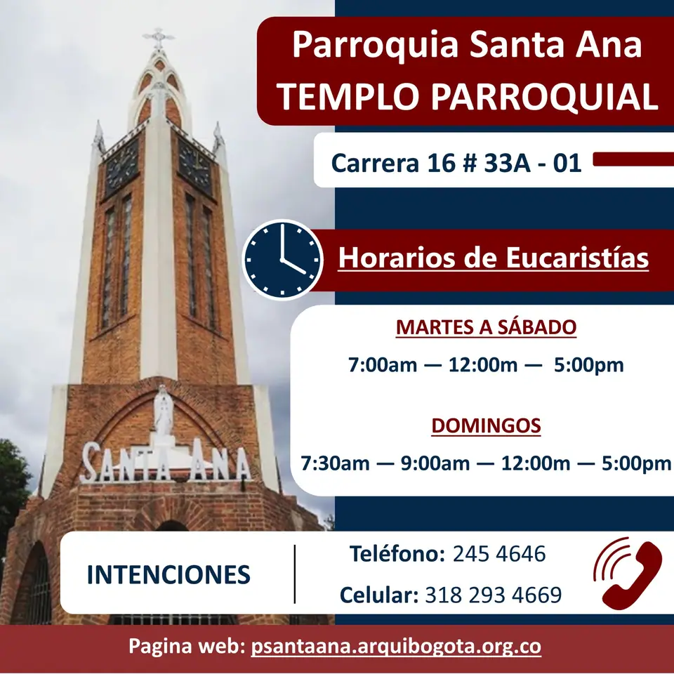 Horarios de misa en Antioquia