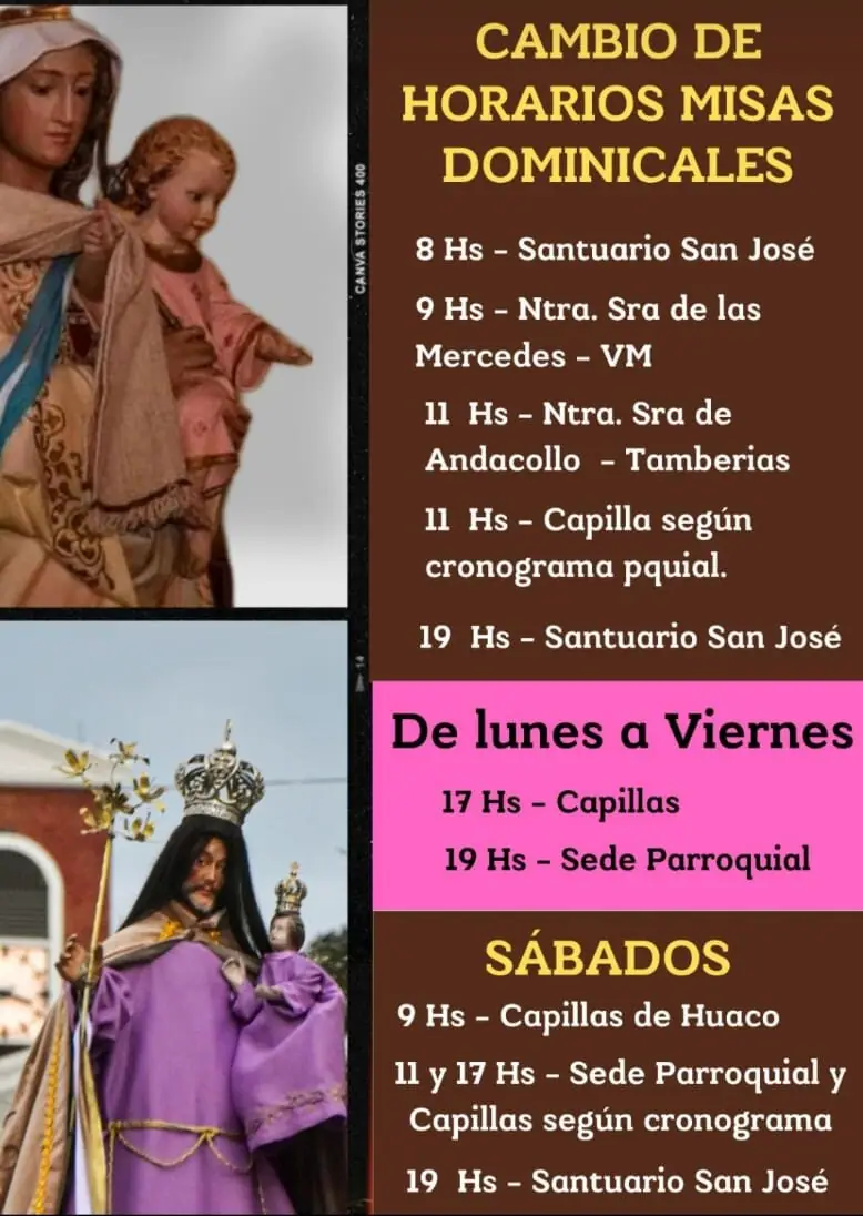 Horarios de misa en Atlántico
